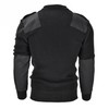 German Army Style Mil-Tec Pullover Commando Jersey Black Sweater Wool