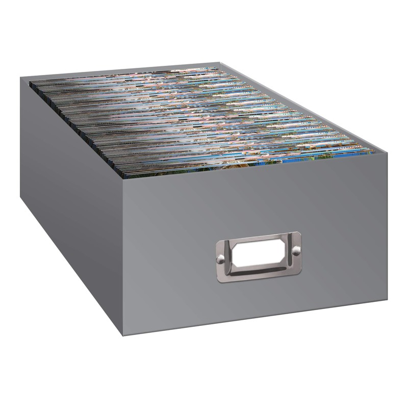 Photo Storage Box, Gray
