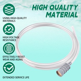 7102207 Pressure Washer Siphon Hose, for Simpson Downstream Soap Chemical Injector, Power Washer Soap Tubing with Filter - 2 Pack