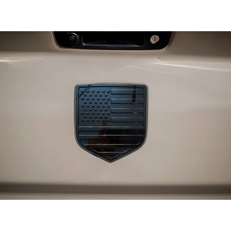 American Flag Emblem Decal Badge Compatible with Dodge Ram 1500/2500/3500