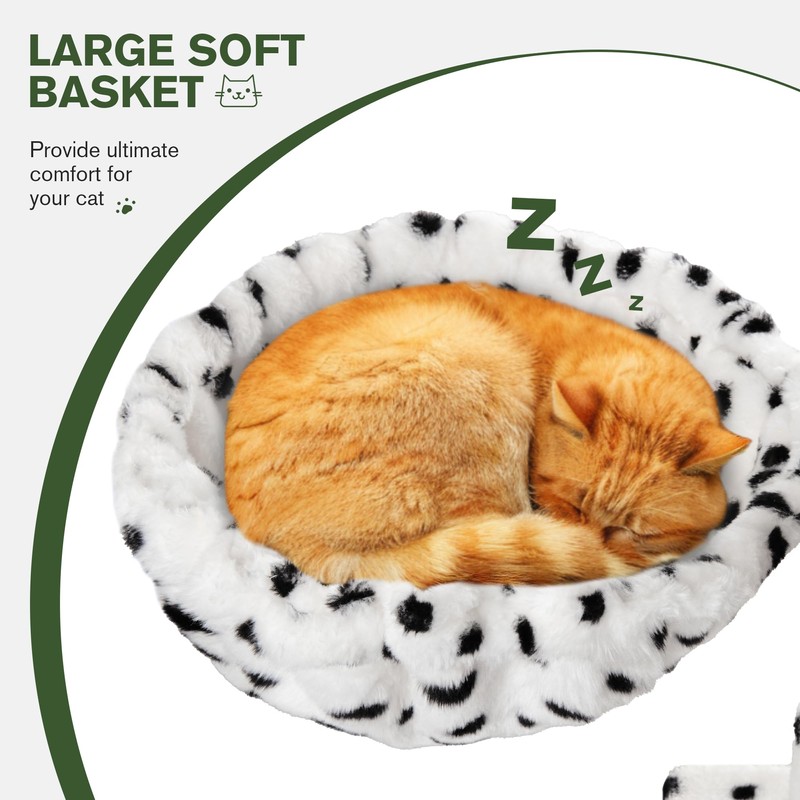 MUTICOR 66 Inches Multi-Level Large Cat Tree Tower for Indoor