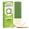 SHOPPGO Citronella Incense Sticks, Incense Sticks Set with Holder, for