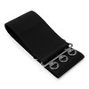 BlackButterfly 3 Inch Elastic Waist Clasp Belt (Black, 4XL)