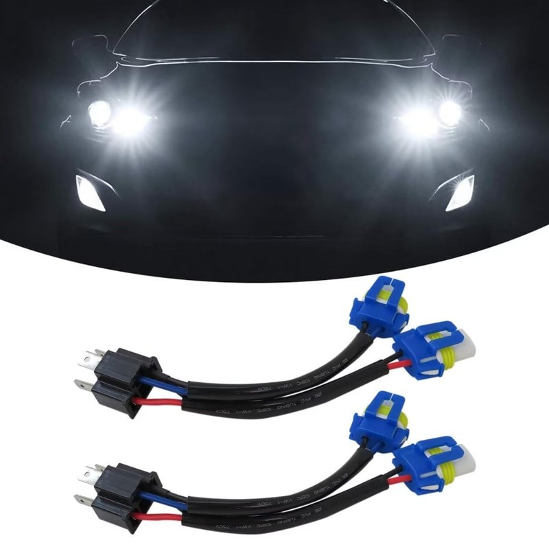 2X Conversion Wire 9003 H4 to 9005 9006 Two Harness