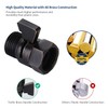 Tenfe Water Flow Control Shut Off Valve, Brass Adjustable Water