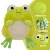 NTEVXZ Frog Cuddly Toy Green Frog Plush Kawaii Frog Plush
