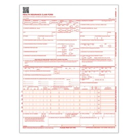 ComplyRight CMS 1500 Healthcare Billing Form | 8.5 x 11 | Medical Billing | Pack of 2500