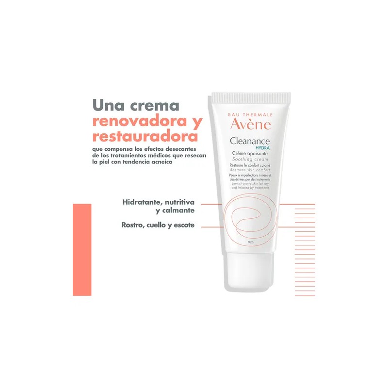 Avène Cleanance Hydra Crema Facial Hidratante 40ml