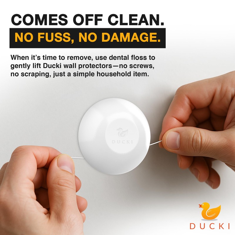 Ducki Door Stop Wall Protector | Self Adhesive Door Knob