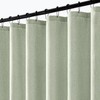 ANRODUO Extra Long Fabric Shower Curtain, 108 Inch Long Linen