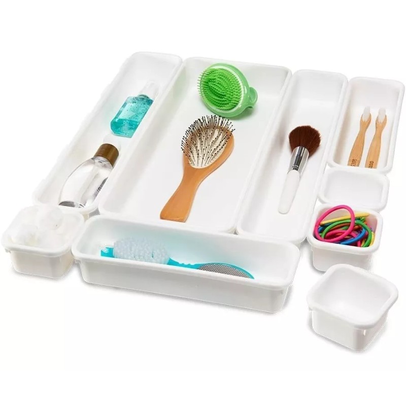 Smartmade Set 9 Organizador Escritorio Cajon Oficina Cocina Cosmeticos