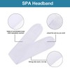 4 diademas de tela de rizo Whaline con velcro, 3.5