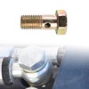 X AUTOHAUX 2 Set Banjo Bolt Brake Fitting Adapter Kit