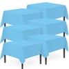 SOL 6pk Blue Table Cloths Party | 121 x 121cm