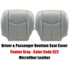SecosAutoparts Driver & Passenger Bottom & Foam Cushion Leather Seat