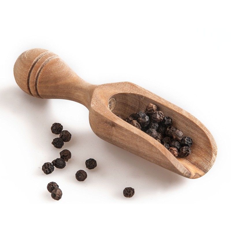 6-Piece Olive Wood Kitchen Set Consisting of 6 Spice Scales