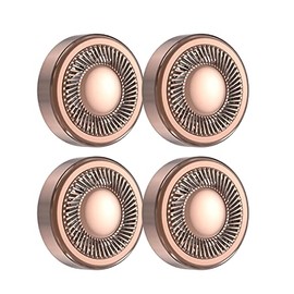 Replacement Heads for Flawless Generation 1 4PCS, Mellbree Facial Hair Remover Replacement Heads Compatible with Finishing Touch Flawless Facial Hair Removal Tool Rose Gold