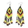 Rasta Drop Dangle Earrings (Rasta 001)