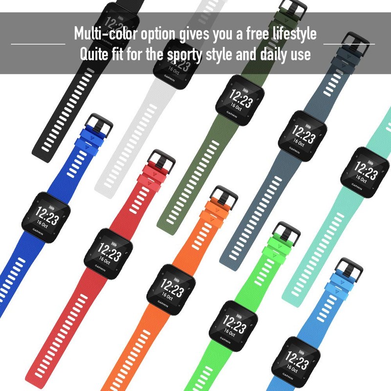 NotoCity for Garmin Forerunner 35 Band Soft Silicone Replacement Watch