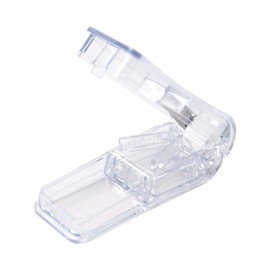 Pill Cutter, Portable 2-in-1Pill Splitter with Blade and Storage Compartment for Small or Large Pills Cut in Half Quarter for Pills Tablets (Transparent)