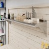 Unbranded 12 in. x 48 in. Stainless Steel Wall Shelf