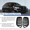 DEKEWEI F10 Grille,Front Kidney Grille Grill Compatible With 2010-2017 5