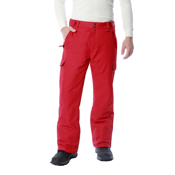 Arctix Men's Snow Sports Cargo Pants, Vintage Red, X-Large/32" Inseam