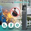 MHHQ Commercial Trash Can Disposal Outdoor Vertical Trash Can Standing
