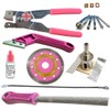 Ceramic Tile Cutters Kit - 4 Porcelain Drills, Hole Saw