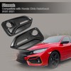 FZJDSD 1Pc Fog Light Cover Set Compatible with Honda Civic