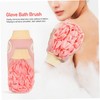 minkissy 3pcs Exfoliating Bath Glove Body Exfoliator Dead Skin Remover