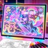 KEAMIMU LED Note Board, 14.2"x11", Acrylic Magnetic Whiteboard