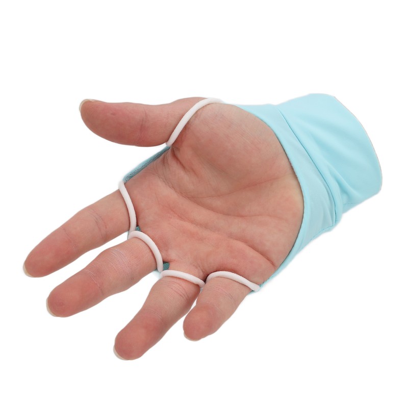 Half Finger Gloves Breatheable UV Protection Ice Silk Outdoor Gloves