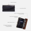 HOBO Lauren Leather Clutch Wallet with Credit Card Organizer, Zip