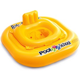 Intex Deluxe Baby Swimming Seat Yellow 79 x 79 cm
