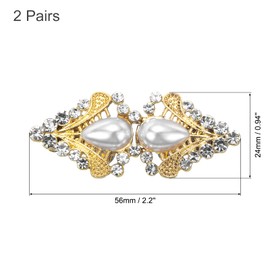 sourcing map 2pcs Vintage Sweater Clips Cape Cloak Clasp Retro Cardigan Clips Shawl Collar Clasp Brooch Clip for Women(Gold)