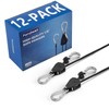 Fondwell 1/8" Adjustable Grow Light Hangers: Ratchet Rope Tie Downs