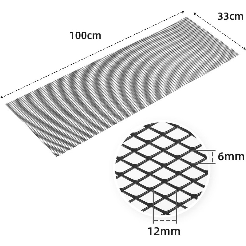 Car Grille Mesh Front Grille Aluminum Net Car Bumper Mesh