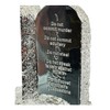 3 ARCHES USA Ten Commandments Silver Decor, Stone Design Replica