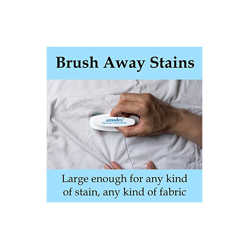 Amodex Laundry Brush for Stains on Clothes, Use with Amodex
