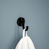 Delta Trinsic (1-Pack) Towel Hooks Matte Black Single Bathroom Hooks