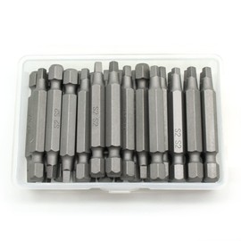 TEMO 25 pc #2 Square Robertson 2 Inch Screwdriver Insert Bits, Durable S2 Steel, with Heavy Duty Storage Container