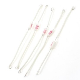 Aexit Rice Cooker Electrical Nylon Coated Metal Ceramic Thermal Fuse 10A 250V Fuses 200C 5Pcs