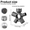 Lyreh 10 in 1 Faucet Aerator Removal Tool, Universal Aerator