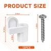 3/8 Inch Window Screen Clip with Screws, Storm Window Clips