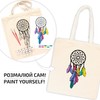 ROSA Talent White Eco Bag Coloring Kit – DIY Hand-Painted