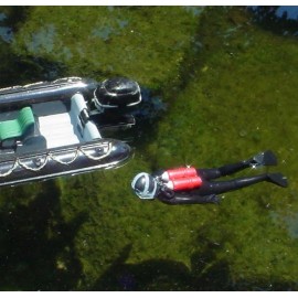 Craft Products Scuba Diver Swimming Figure 1/24 Scale G Scale Diorama Accessory Item