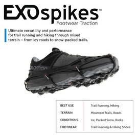 Kahtoola EXOspikes Footwear Traction - Black - Medium