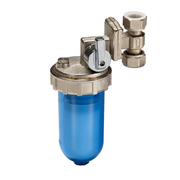 WK Rotating Polyphosphate Dispenser with Bypass, Connections 1/2 Inch, Transparent