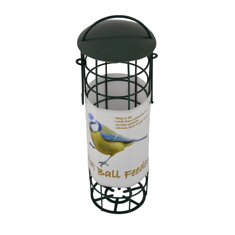 Green jem Bird Suet Fat Ball Feeder, 8.5x8.5x24 cm, 20263